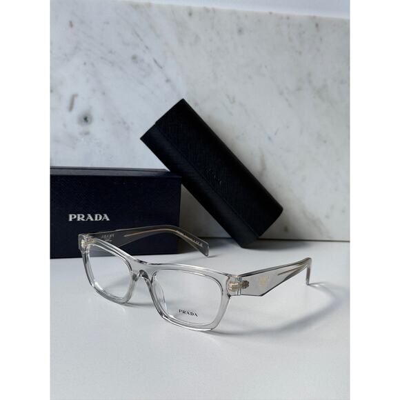NEW Prada PR B01V Clear Cat Eye Eyeglasses Frames main image 5